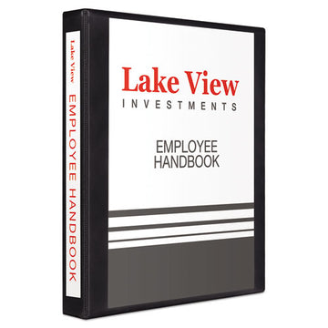 Avery® Heavy-duty View Binder With Durahinge And One Touch Ezd Rings, 3 Rings, 1" Capacity, 11 X 8.5, Black freeshipping - TVN Wholesale